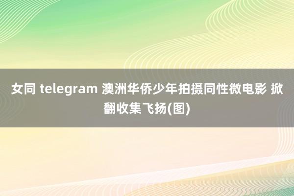 女同 telegram 澳洲华侨少年拍摄同性微电影 掀翻收集飞扬(图)