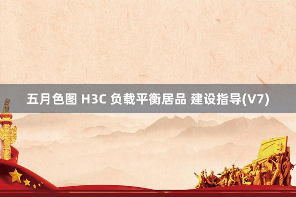 五月色图 H3C 负载平衡居品 建设指导(V7)