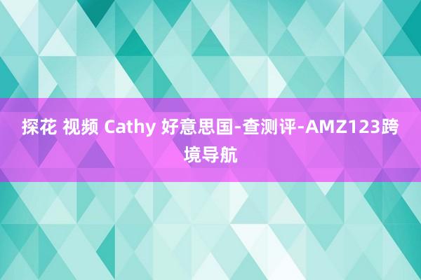 探花 视频 Cathy 好意思国-查测评-AMZ123跨境导航